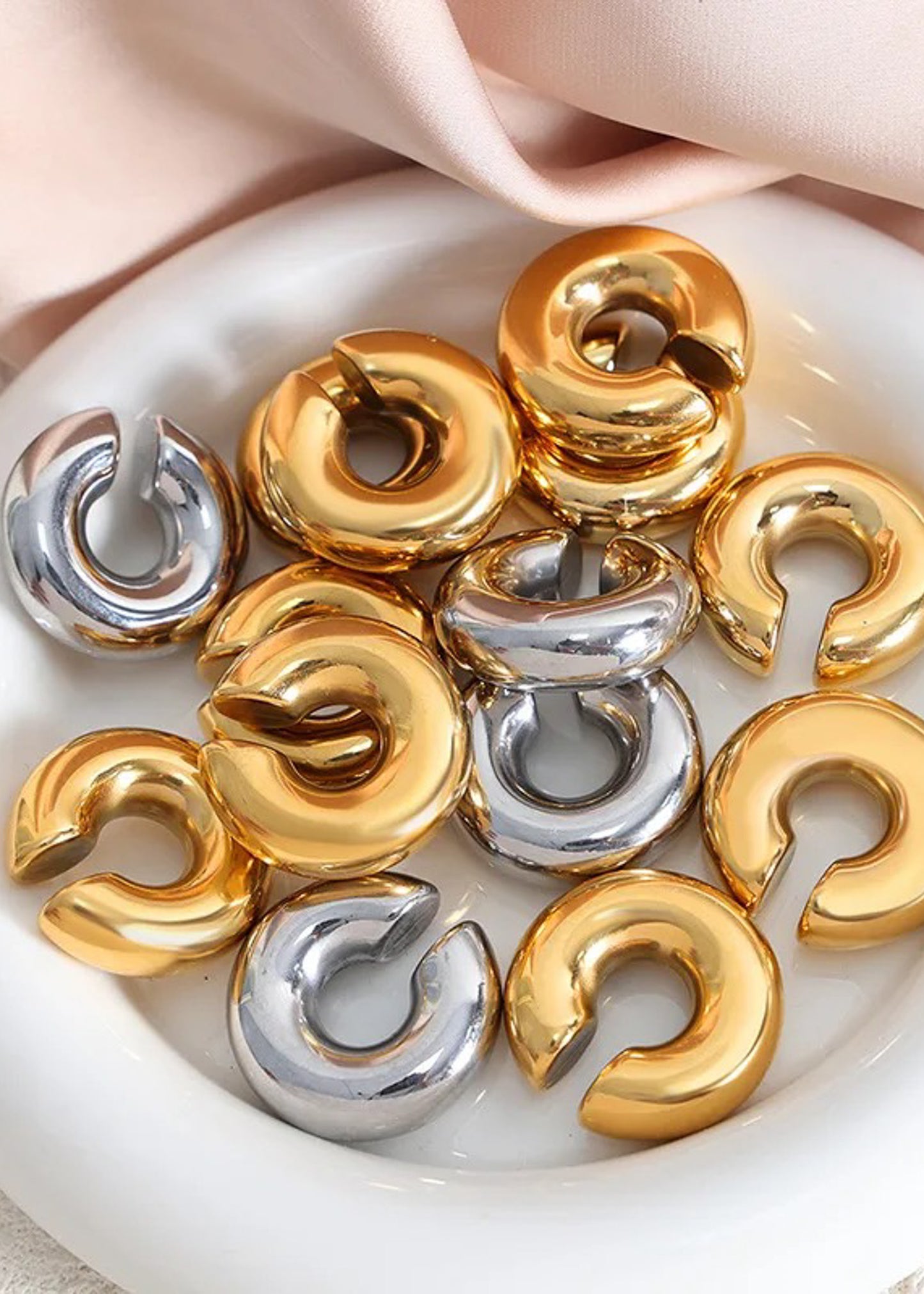 Ear cuffs gruesos set x2