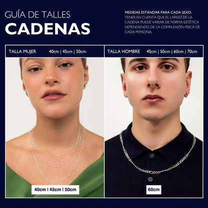 Collar cadena dije punto luz zirconia plata 925