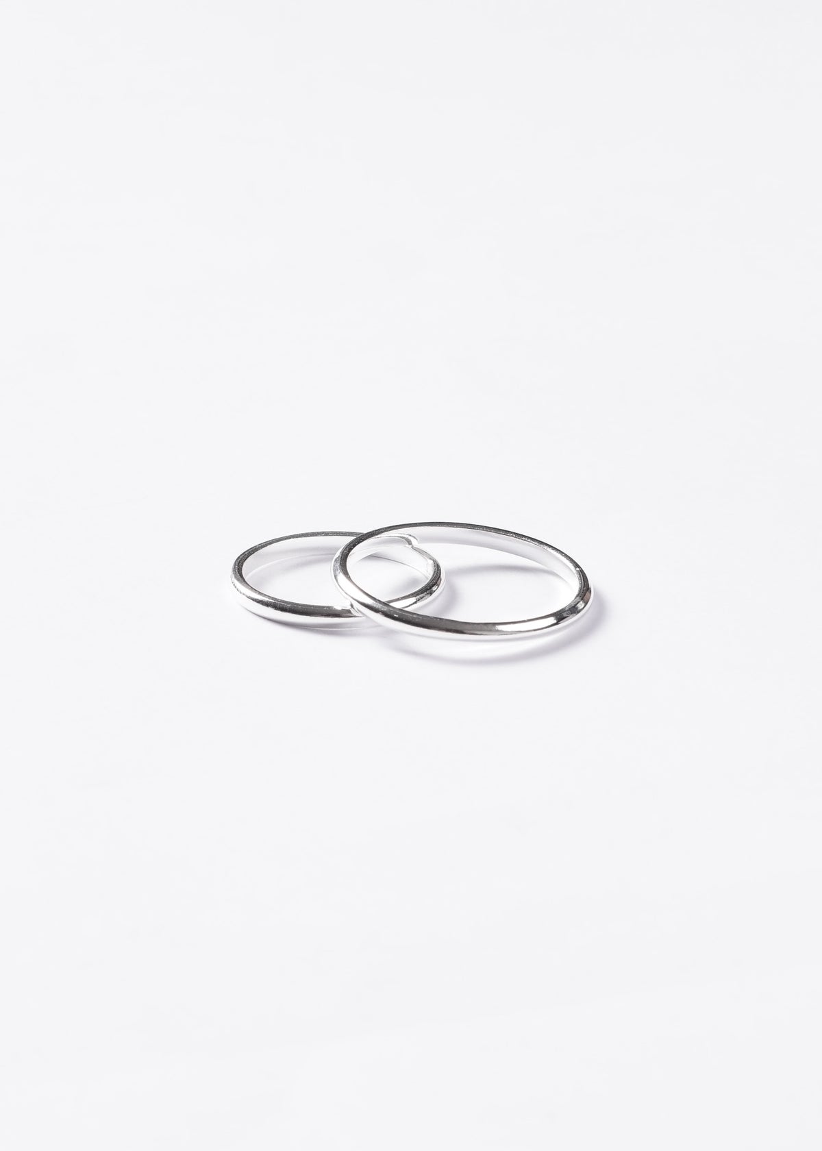 Anillos par de alianzas bombé 2mm finas plata 925 + Grabado tallado