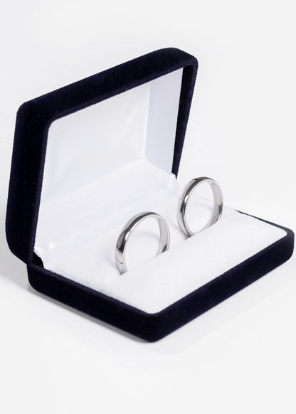 Alianzas tradicionales acero quirúrgico plateado