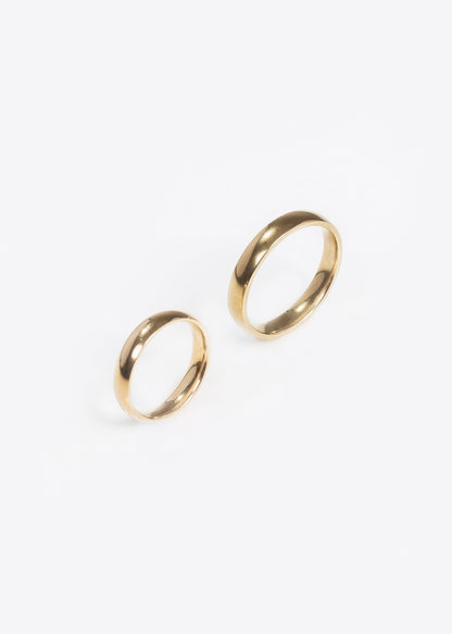 Alianzas tradicionales acero quirúrgico dorado