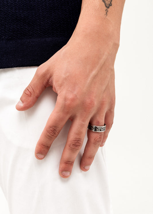 Anillo simbólico acero quirúrgico