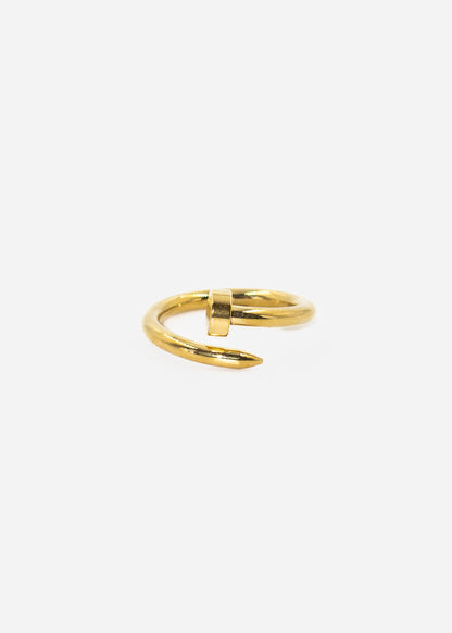 Anillo clavo entrelazado acero quirúrgico