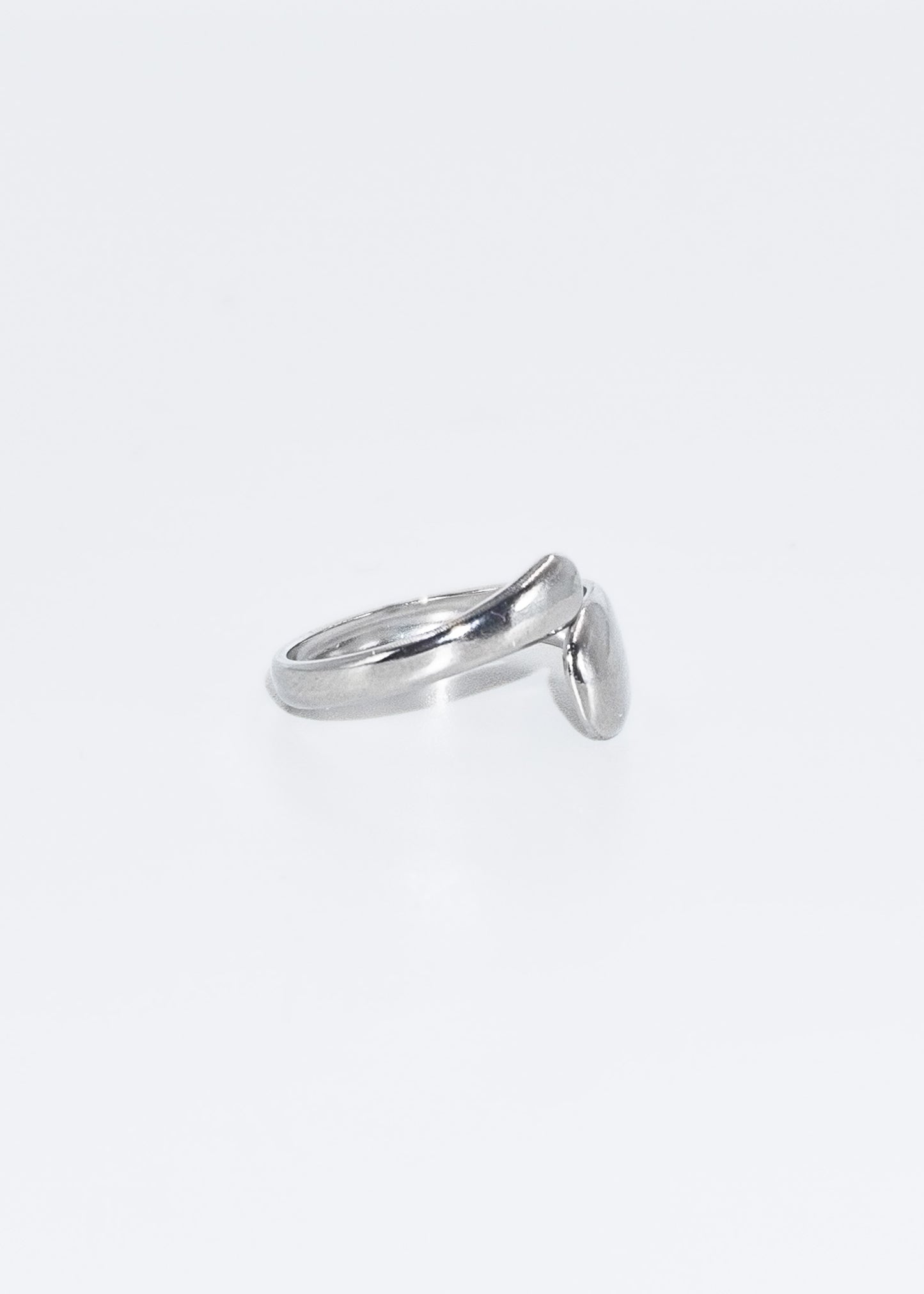Anillo entrelazado ajustable acero quirúrgico