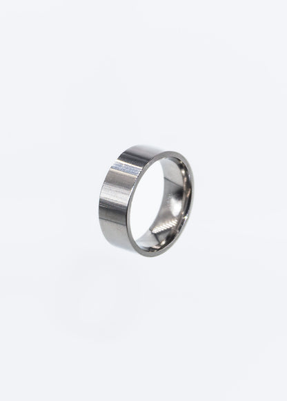 Anillo recto liso acero quirúrgico