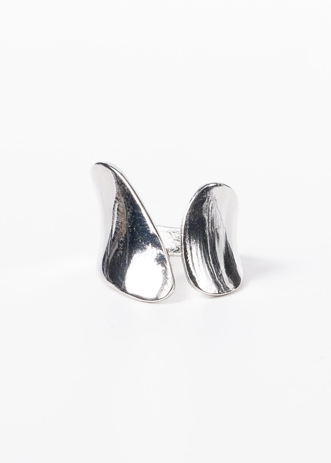 Anillo elegante liso acero quirúrgico - ajustable