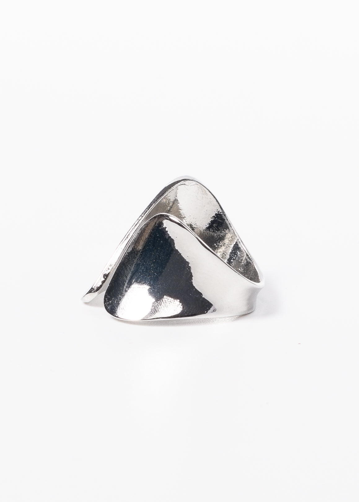 Anillo elegante liso acero quirúrgico - ajustable