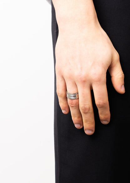 Anillo giratorio cilindro acero quirúrgico