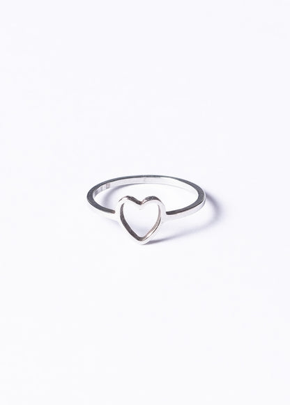 Anillo infantil corazón acero quirúrgico