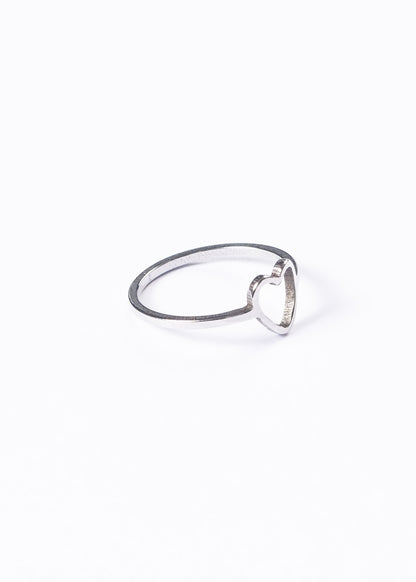 Anillo infantil corazón acero quirúrgico