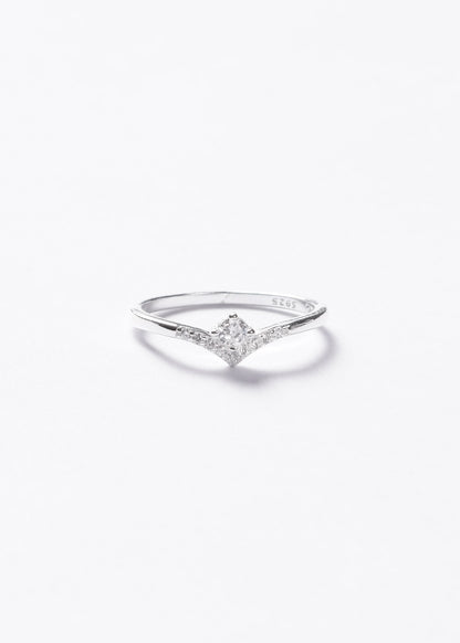 Anillo Valentino Marquesa zirconias blancas plata 925