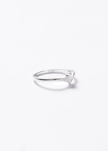 Anillo Valentino Marquesa zirconias blancas plata 925