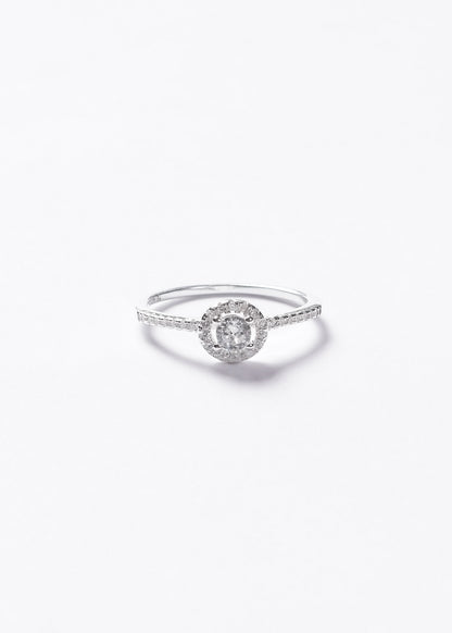 Anillo Lady Di calado con zirconias laterales plata 925