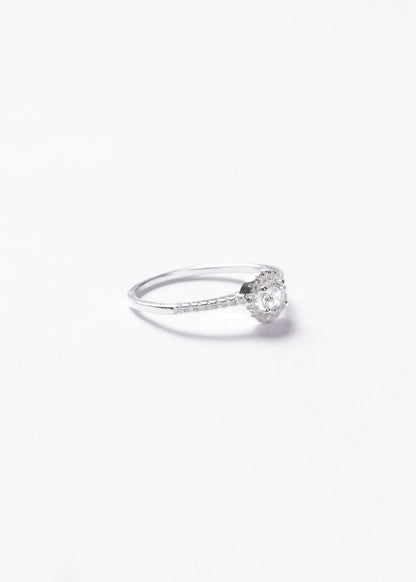 Anillo Lady Di calado con zirconias laterales plata 925