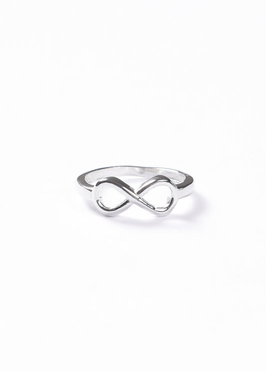 Anillo infinito liso Plata 925
