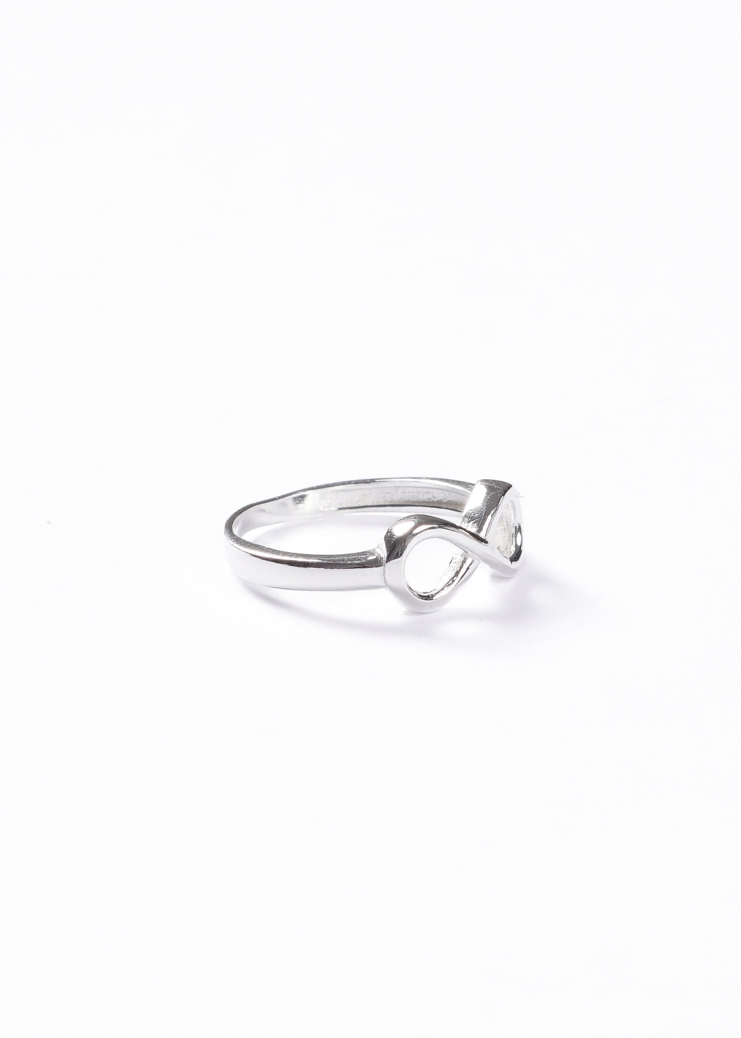 Anillo infinito liso Plata 925