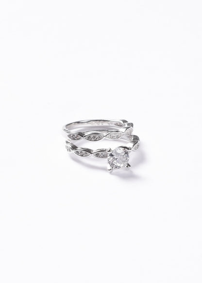Set anillo cintillo infinity Royale Plata 925 & Zirconias