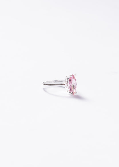 Anillo Gran Marquesa Medium zirconia rosa Plata 925