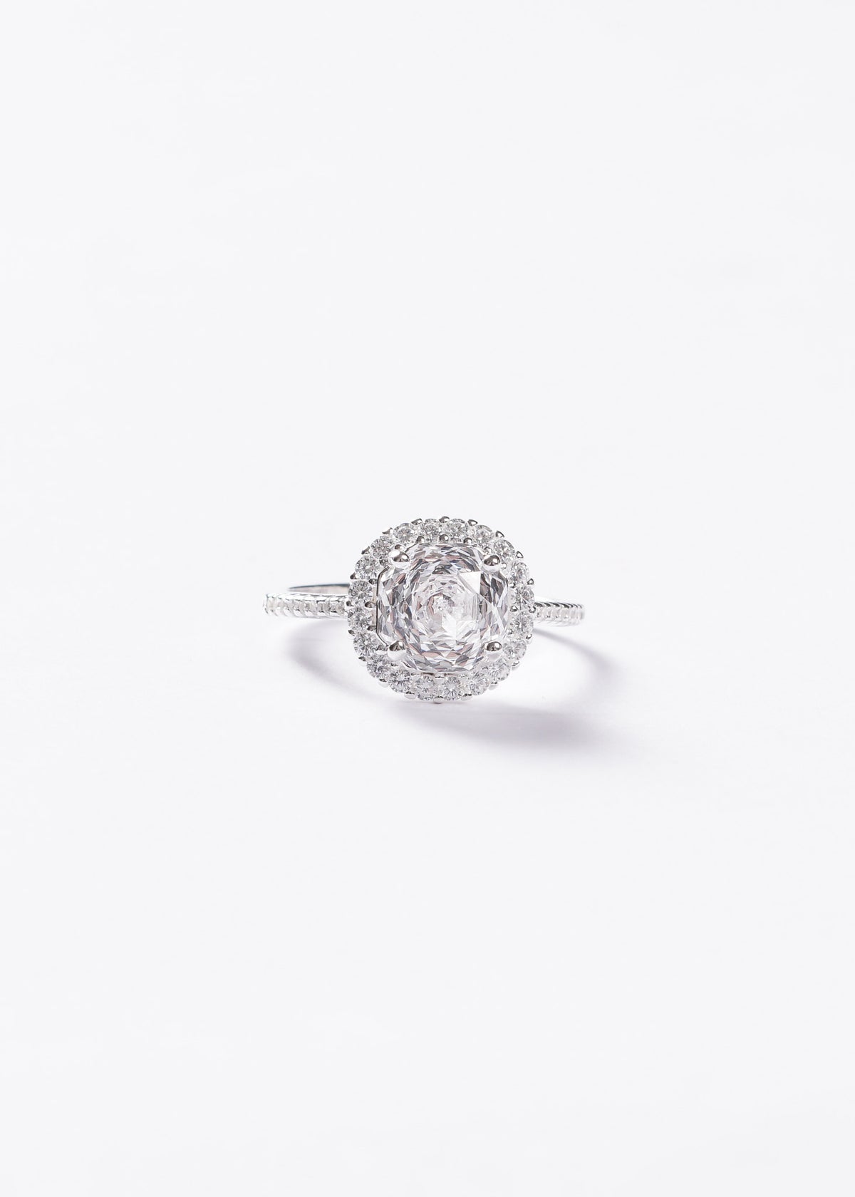 Anillo Grand Lady Di Plata 925 & Zirconia blanca