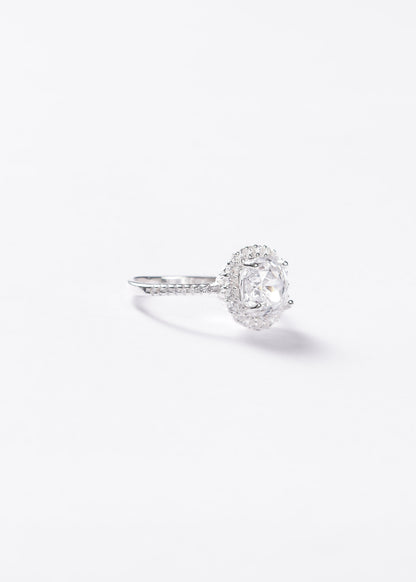 Anillo Grand Lady Di Plata 925 & Zirconia blanca