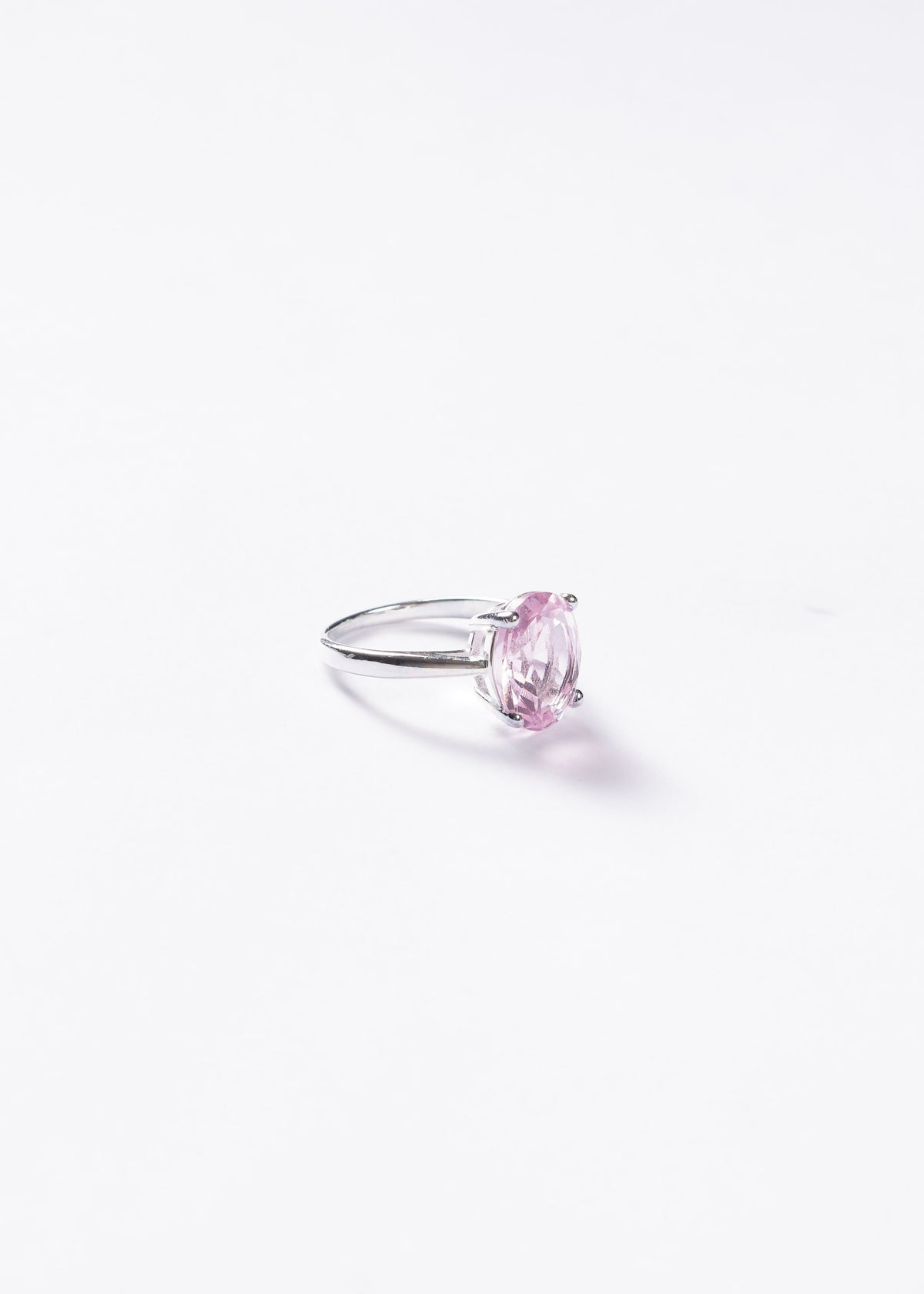 Anillo Grand Rosa Oval Plata 925 & Zirconia