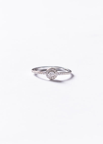 Anillo Mini Lady Di Plata 925 & Zirconias