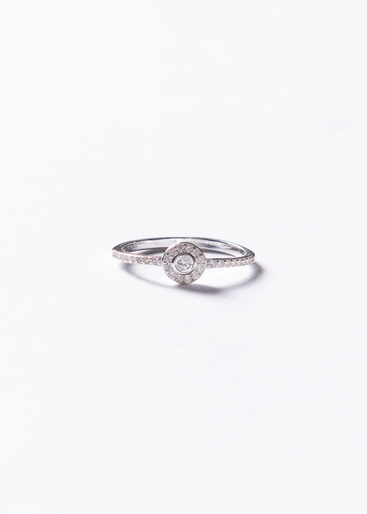 Anillo Mini Lady Di Plata 925 & Zirconias