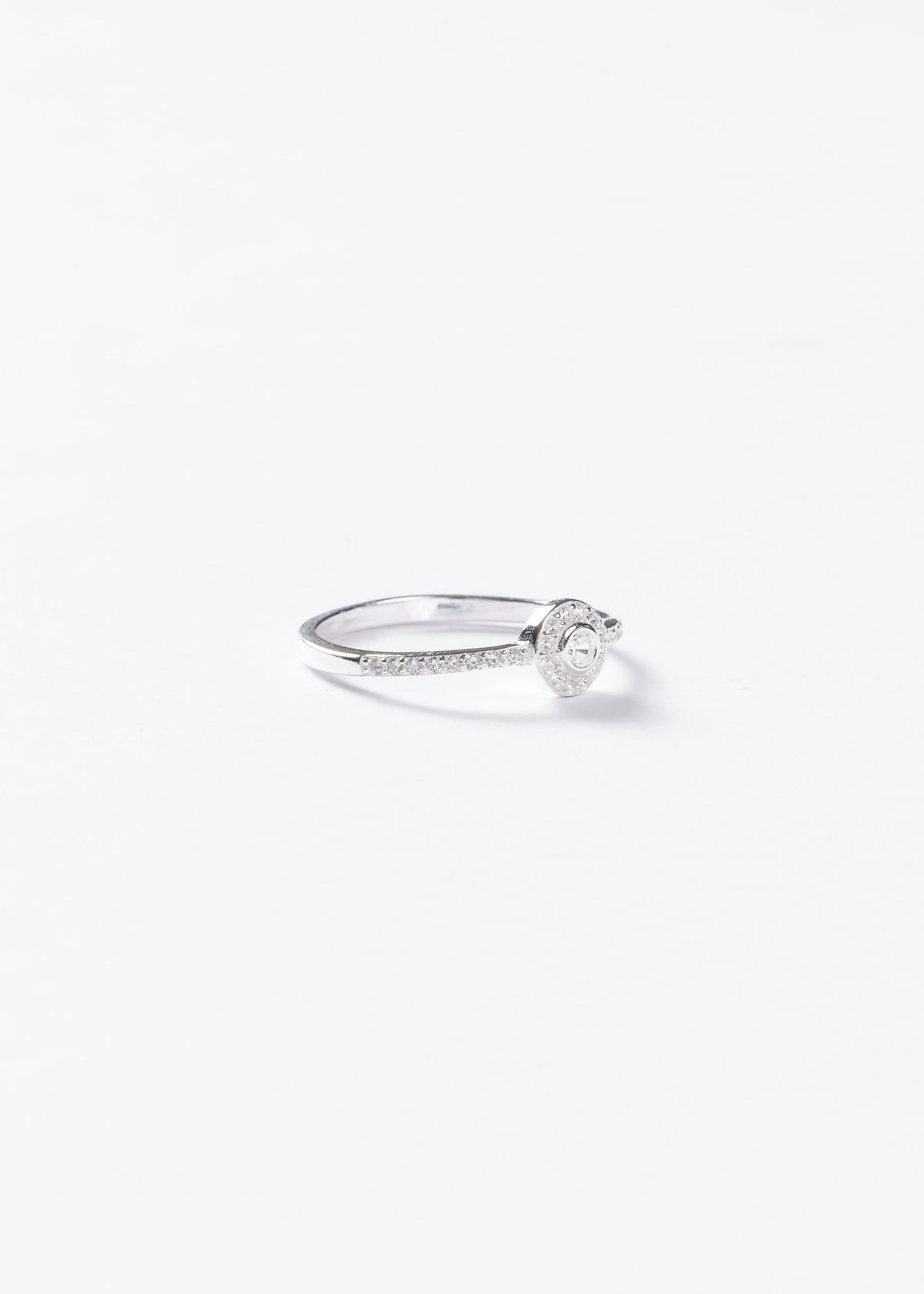 Anillo Mini Lady Di Plata 925 & Zirconias