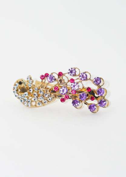 Broche de pelo cisne con brillos