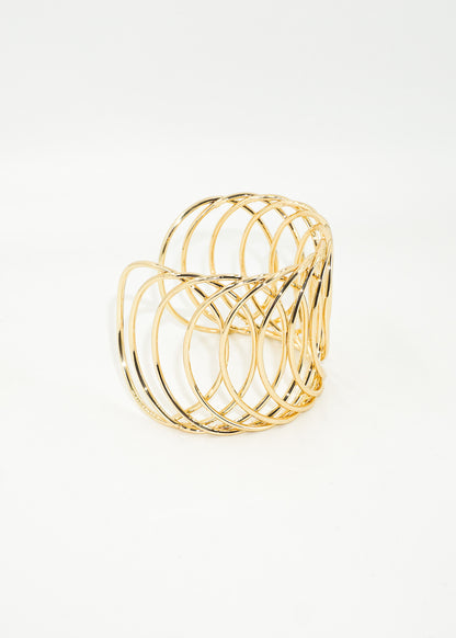 Pulsera brazalete entrelazado