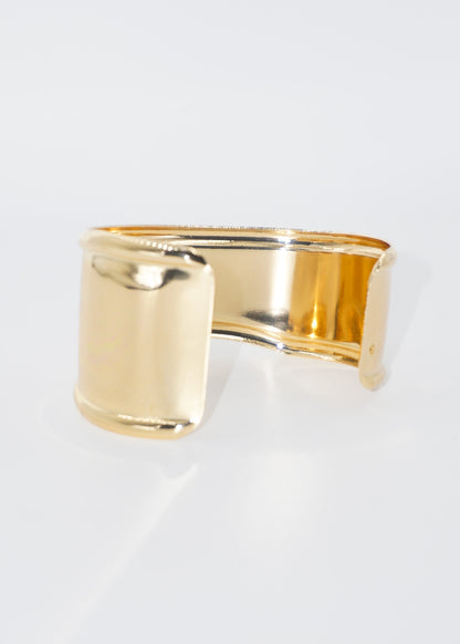 Pulsera brazalete ondulado fino