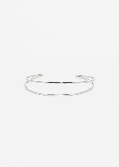 Brazalete ajustable doble línea abierto - brazo y muñeca