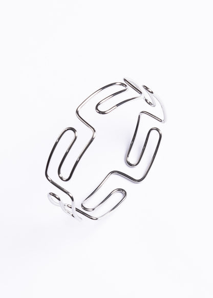 Brazalete guarda griega calado acero quirúrgico