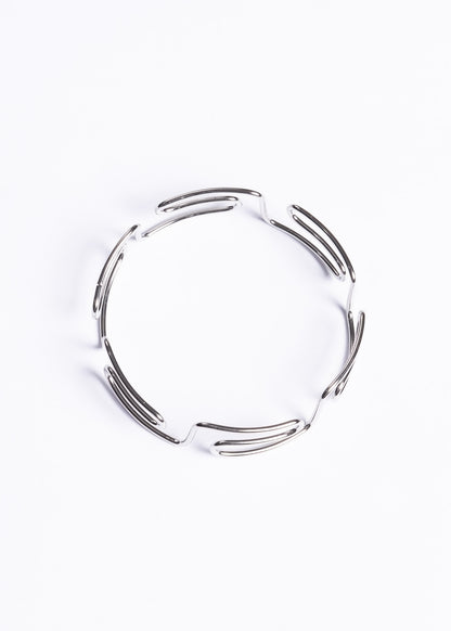 Brazalete guarda griega calado acero quirúrgico