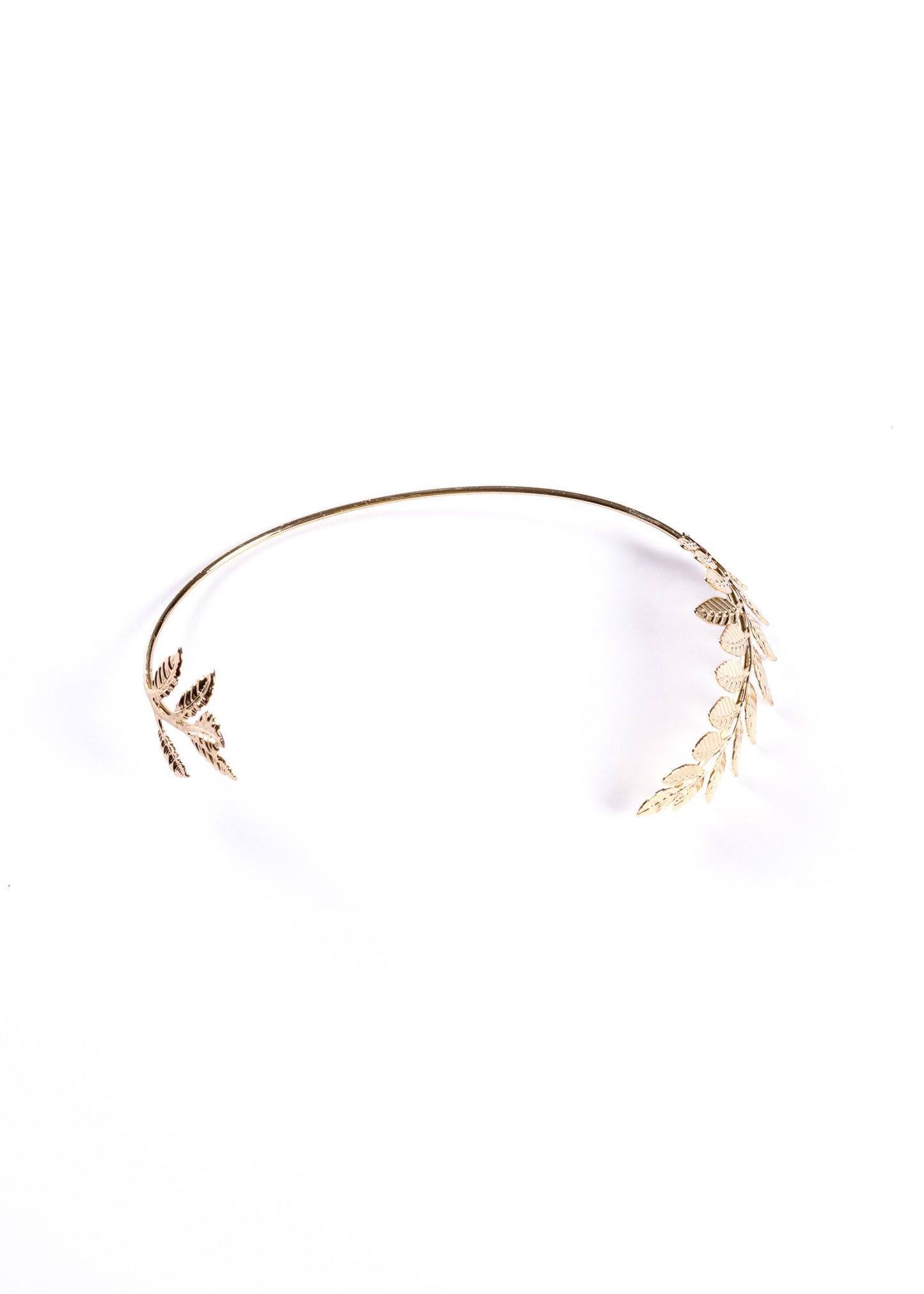 Brazalete hojas de olivo ajustable - Dorado