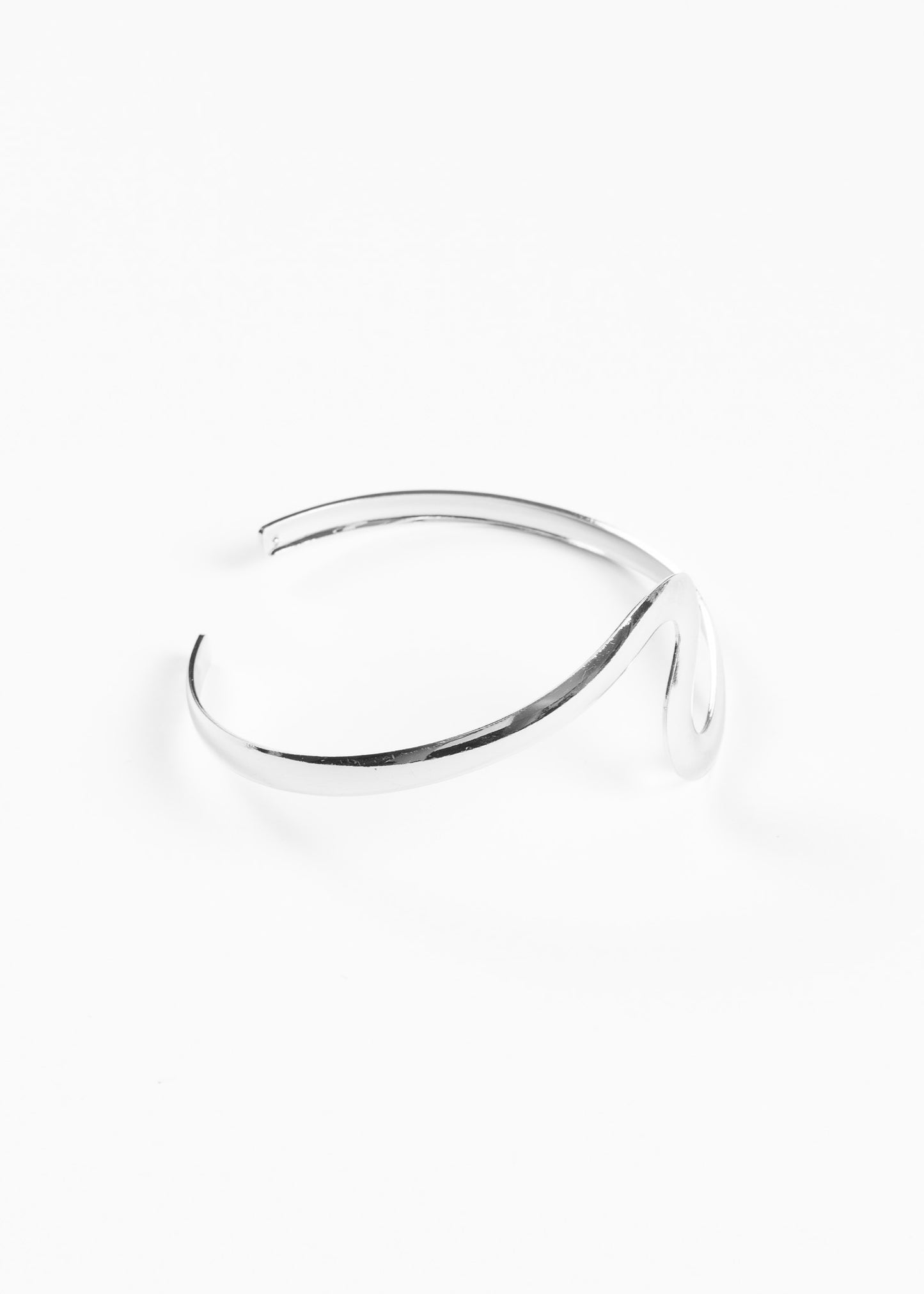 Brazalete ola ajustable - Plateado