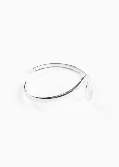 Brazalete ola ajustable - Plateado