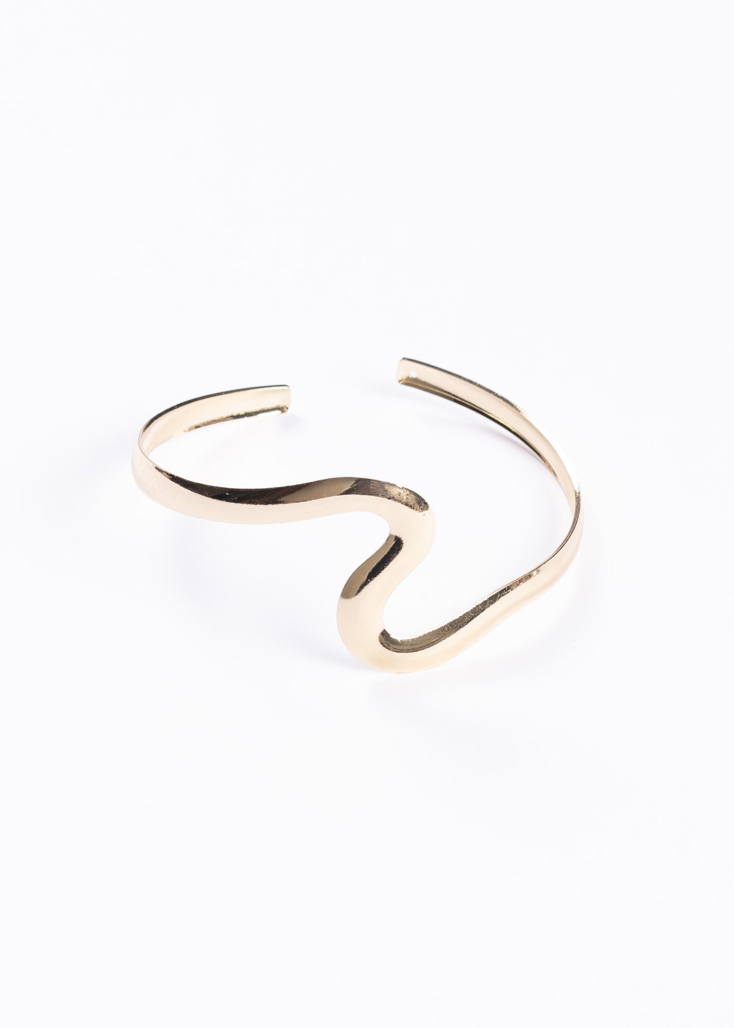 Brazalete ola ajustable - Dorado