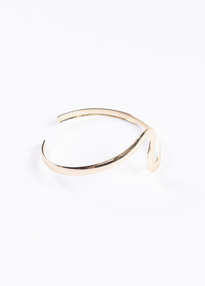 Brazalete ola ajustable - Dorado