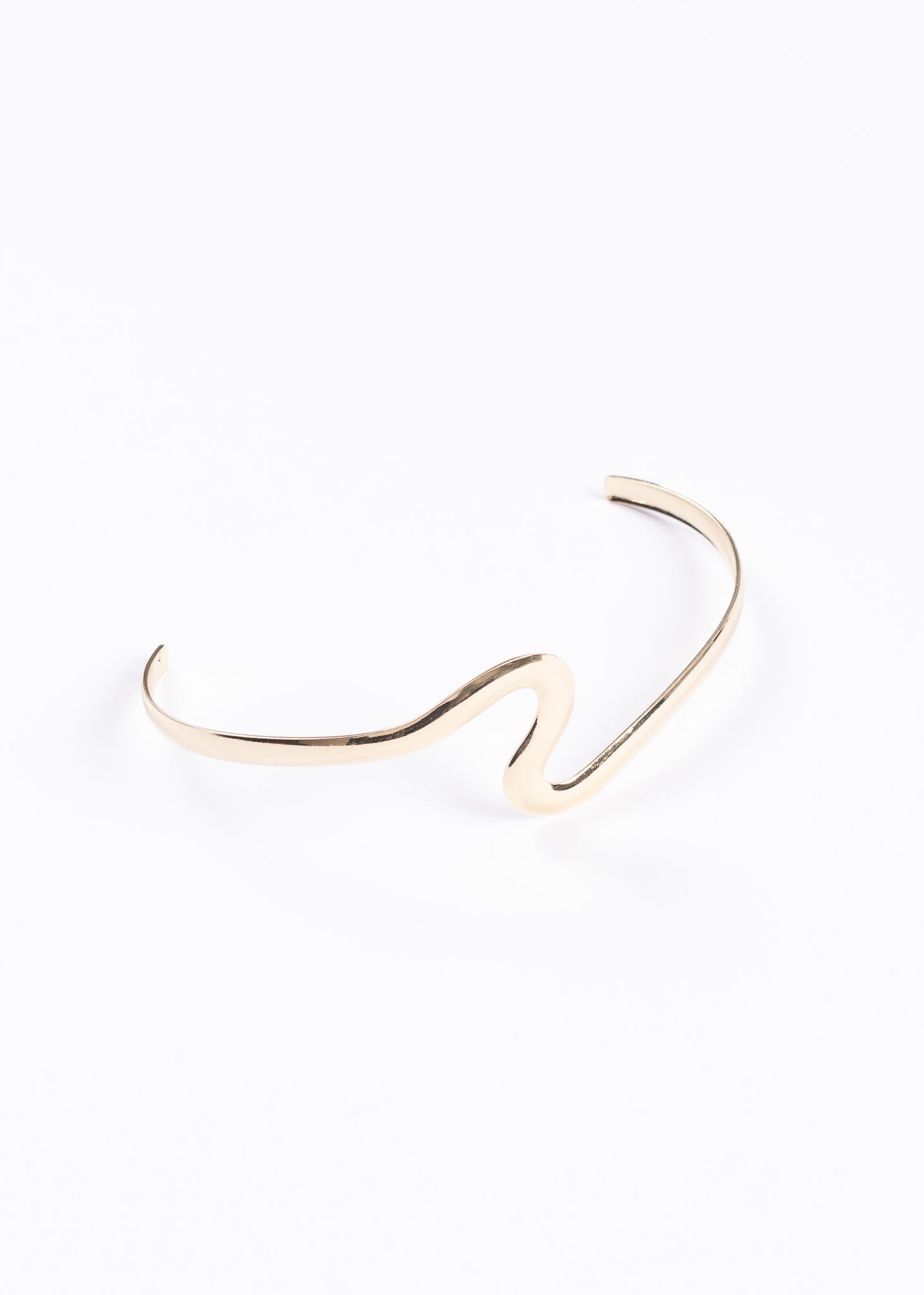 Brazalete ola ajustable - Dorado