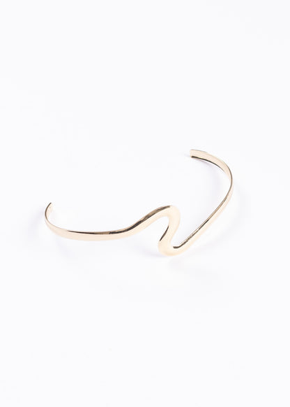 Brazalete ola ajustable - Dorado
