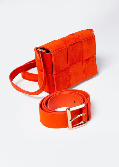 Mini bag con correa y cinto