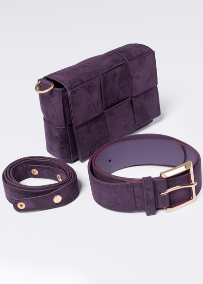 Mini bag con correa y cinto