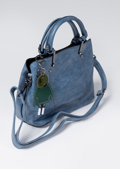 Cartera de mano Marinna con puntos luz