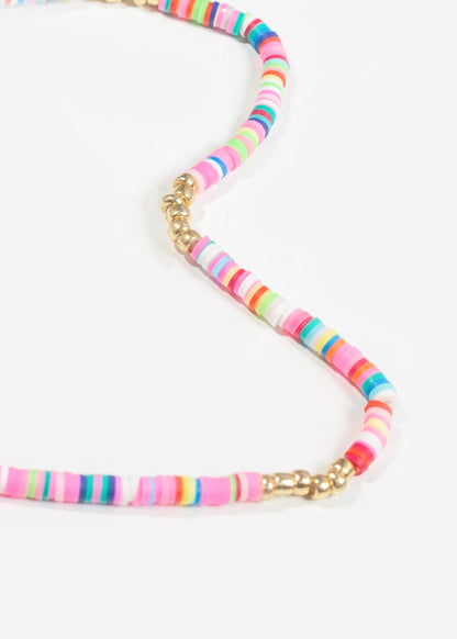 Collar mostacillas multicolor