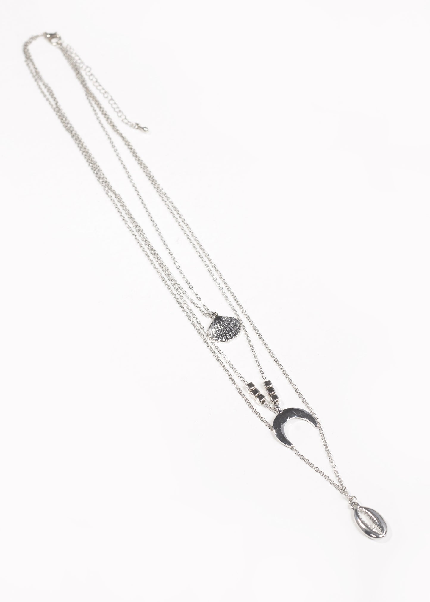Conjunto bijou x4 cadenas con dijes mar