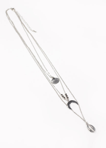 Conjunto bijou x4 cadenas con dijes mar