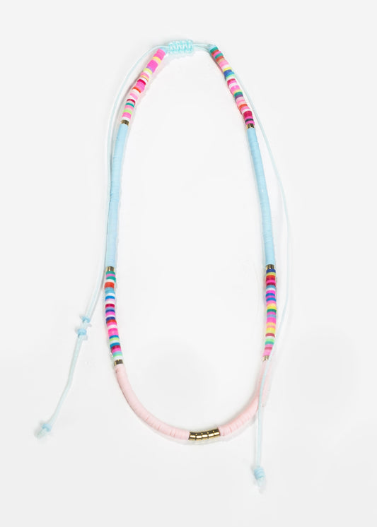 Collar mostacillas fino