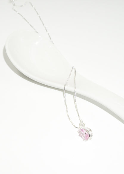 Collar cadena con dije gota zirconia