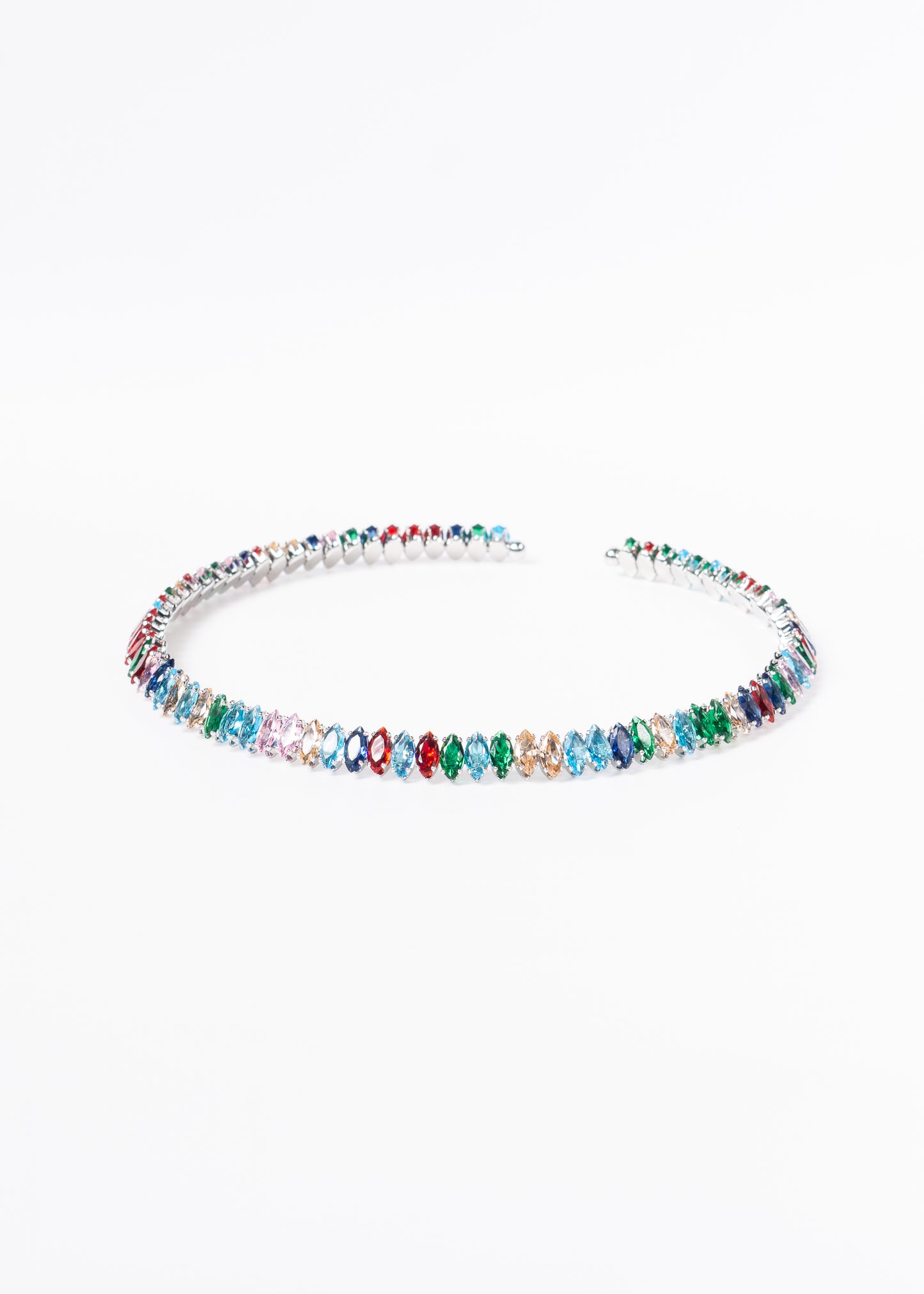 Gargantilla brillo sin fin zirconias multicolor - gala